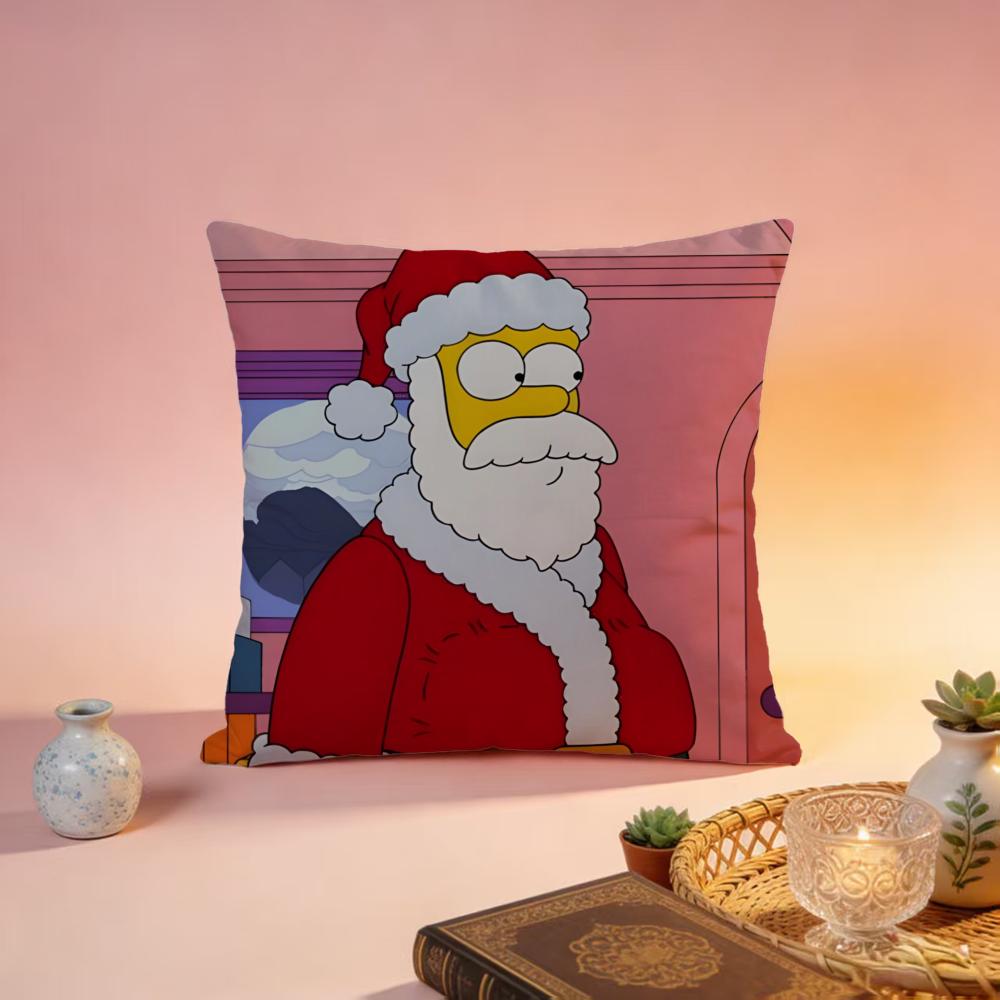 Popular TThe Simpsonsful Cushion Cover Premium SkinFriendly Pillow Case MultiPurpose for Home Office Travel