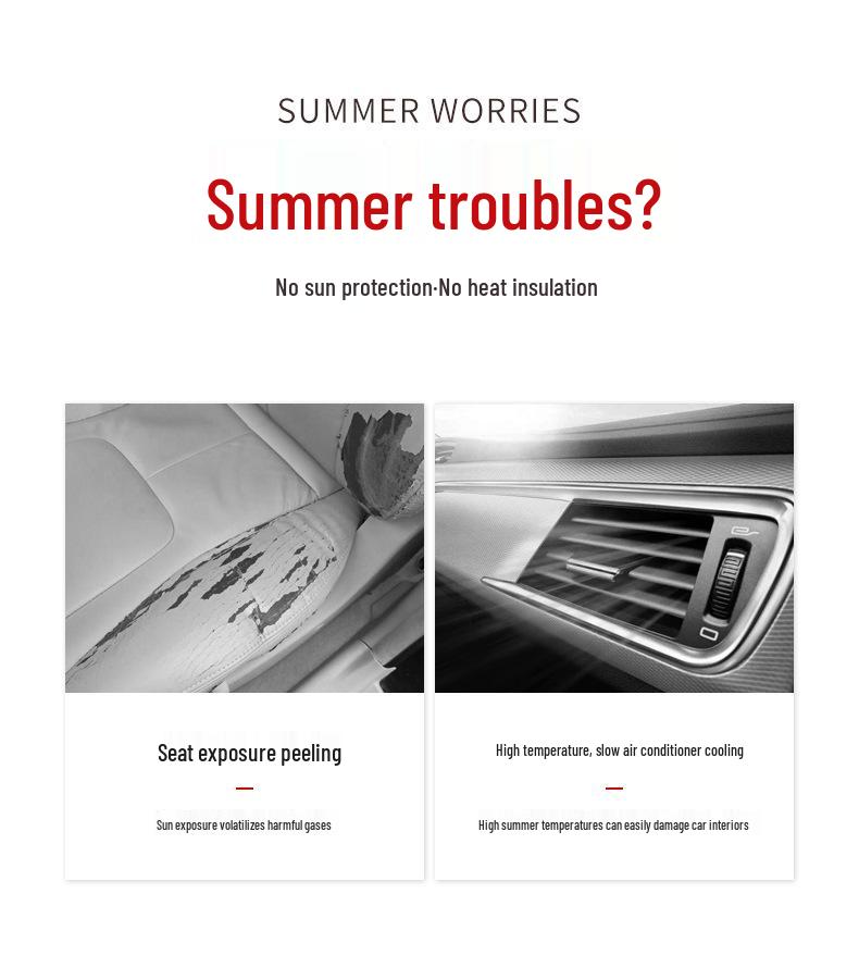 Magnetic Car Window Sunshade: Retractable Heat Insulation and Sun Protection Curtain