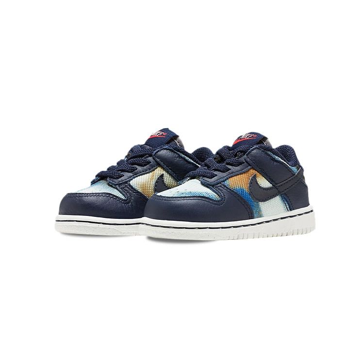 Nike Dunk Low SE TD Graffiti Pack Obsidian Summit White Sport Grey Toddler DM1048-400
