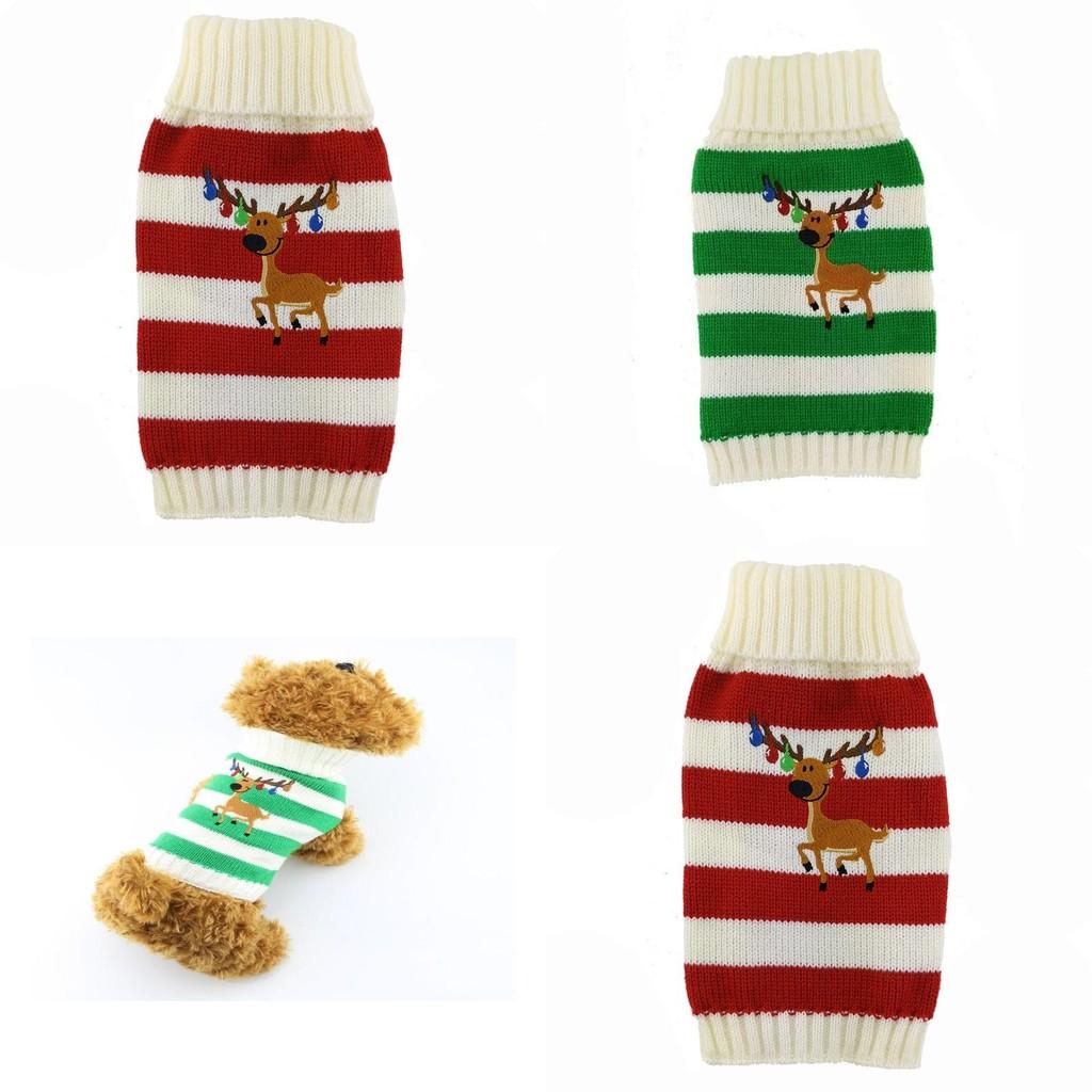 Holiday Dog Sweater With Warm Wool For Teacup And Small Breed Seasonal Clothing