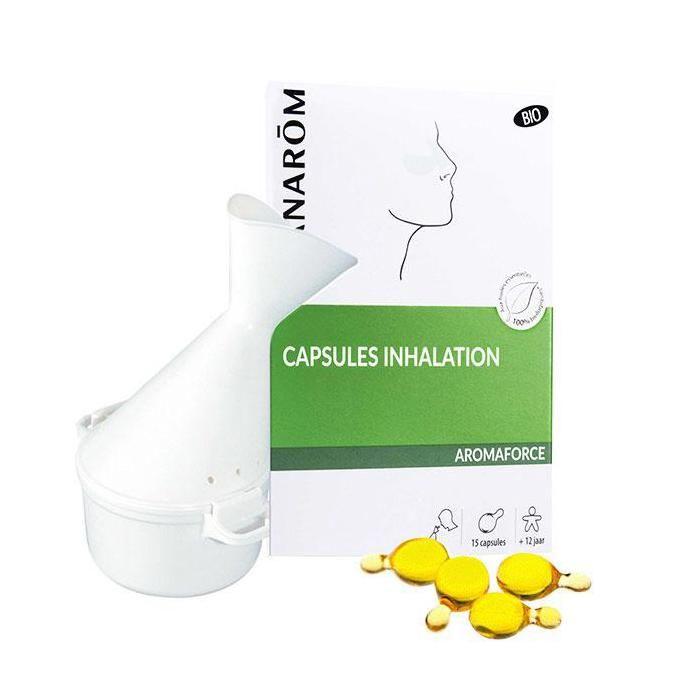 Capsules inhalation + inhalateur offert - Bio