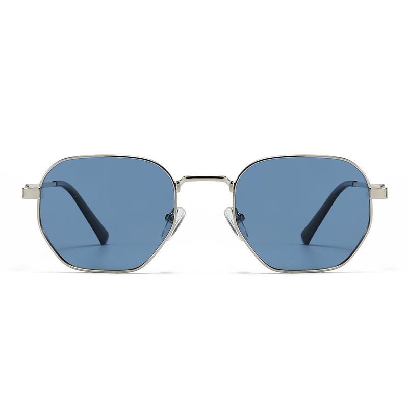 Cross-Border New Style Mens European American Pin-Style Sunglasses Trendy Street Photography Retro Modern Charm
