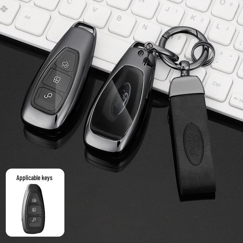 Premium Metal Protective Key Case for Ford Mondeo - Unisex Design