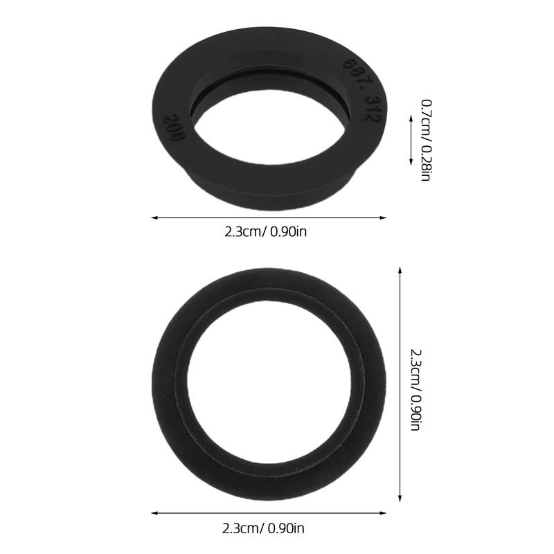 15Pcs Parking Sensor Ring Set Universal Waterproof Sealing Gasket for Reversing Radar Systems Dust Debris