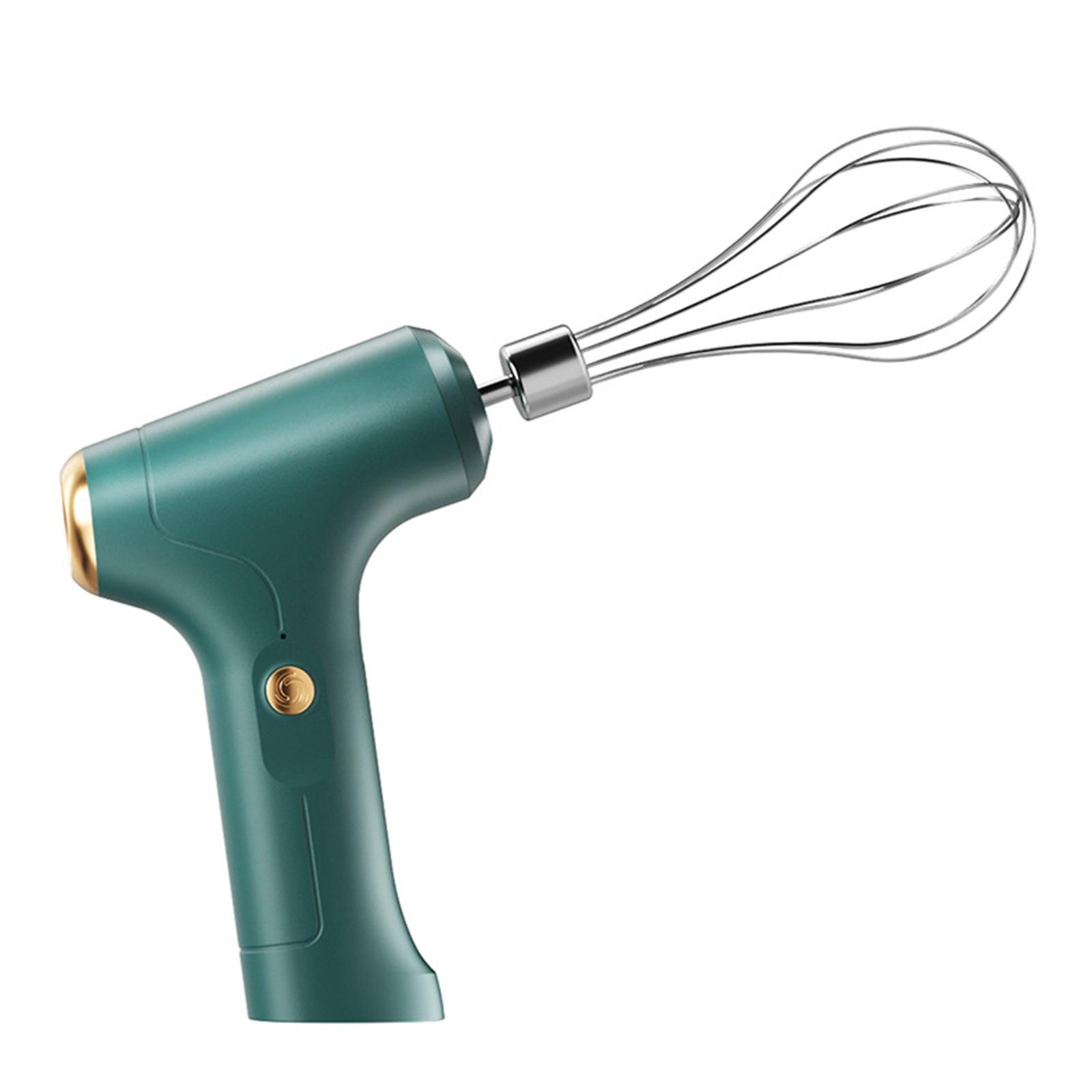 

Портативный электрический ручной миксер для быстрого приготовления яиц, электрический беспроводной, 3 скорости с венчиками 1