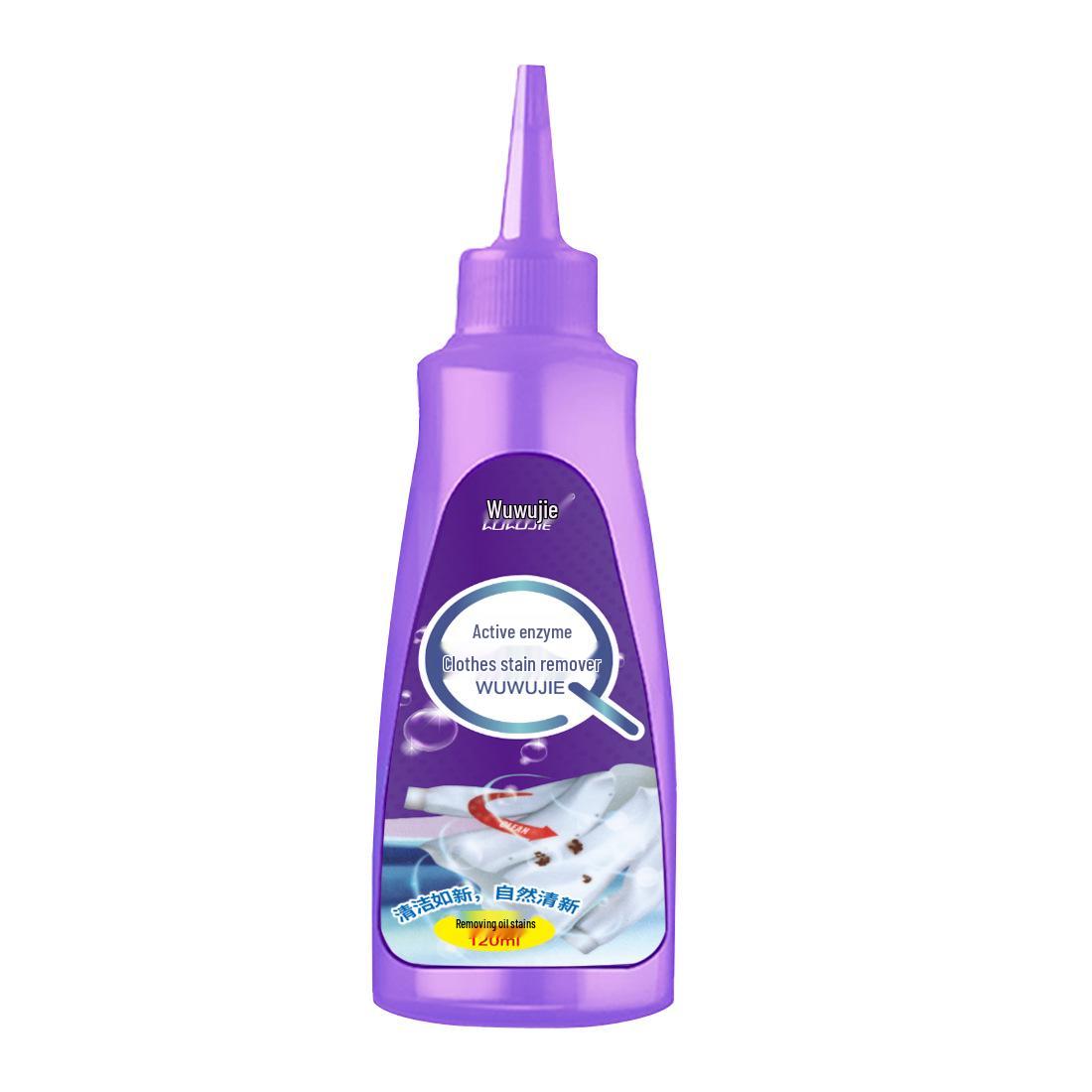 

Active Enzyme Stain Remover: Whitens, Removes Mold, and Oil from Clothes