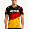 2026 Germany Soccer Cheerleaders Uniform Jersey Personalized Football Jersey for Men Women Youth Short Sleeve Breathable T-Shirt