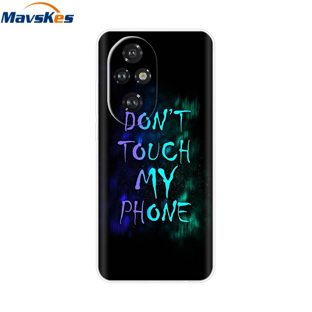 Für Honor 200 Hülle Niedliche Cartoon Silikon TPU Weiche Handyhüllen für Für Honor 200 Pro Honor200 Lite Transparente Capas Honor200