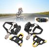 Bike Pedals ‑SL Cycling Road Bike Self‑Locking Pedals with Cleats  Pedals Repair Replacement Road Bike Pedals