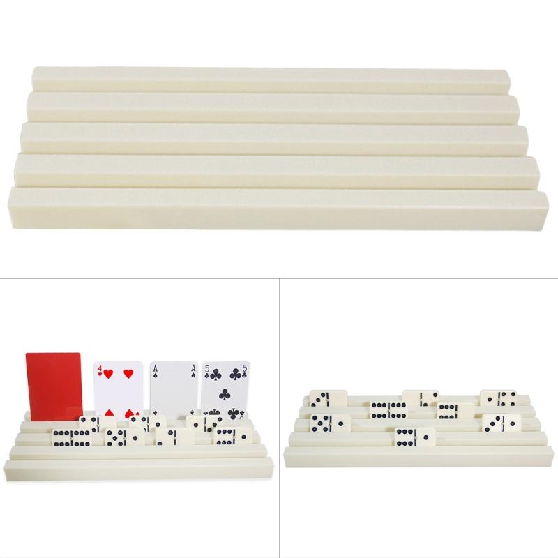 Dominoes Holder Storage Rack NonSlip Dominoes Bracket Display Stand Dominoes Trays Holder Organizers Easy to Use