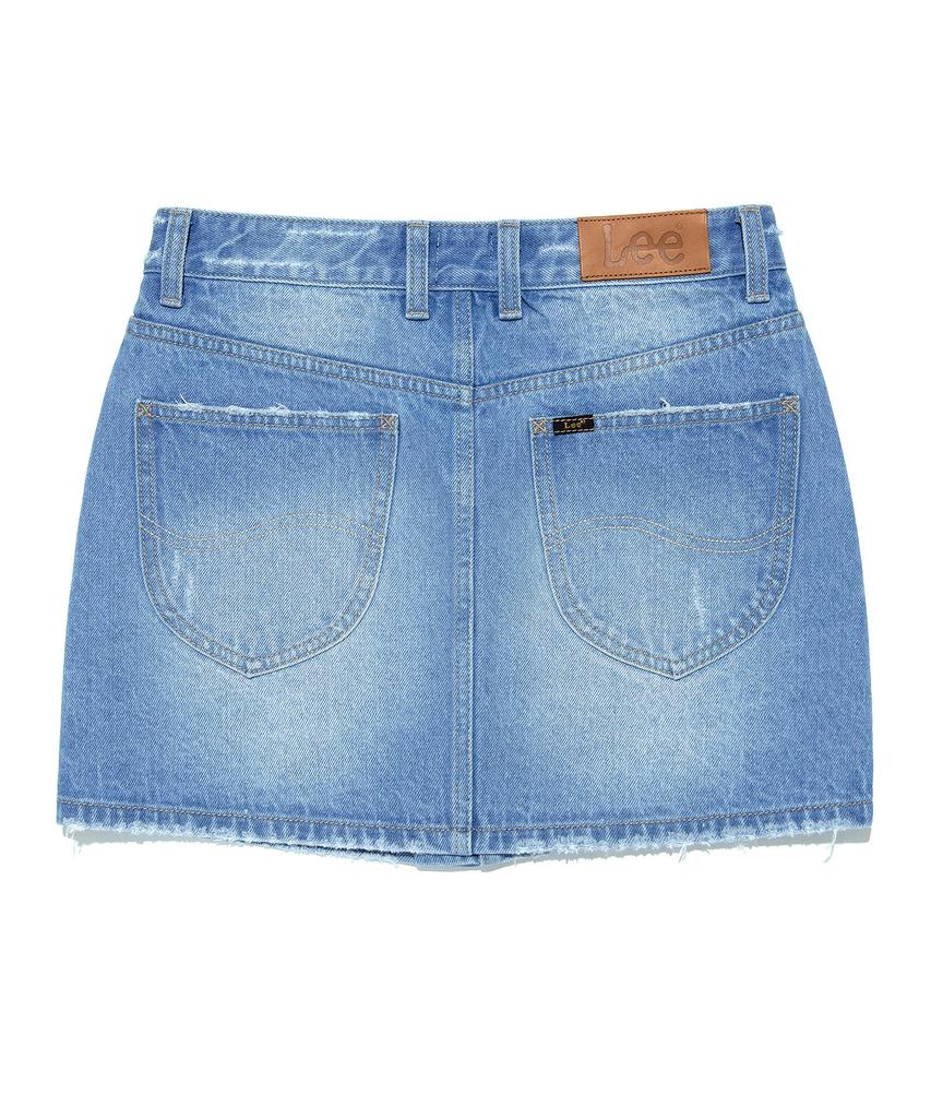 Lee Women Raw Denim Mini Skirt Indigo Medium