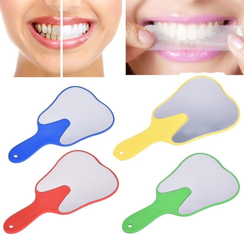 Zábavná rukojeť Zubní zrcátko Nástroj Nerozbitná ruka pacienta