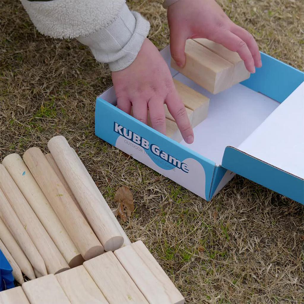 Wooden Tossing , Outdoor Set for Kids and Adults, Family Party Throwing Activity