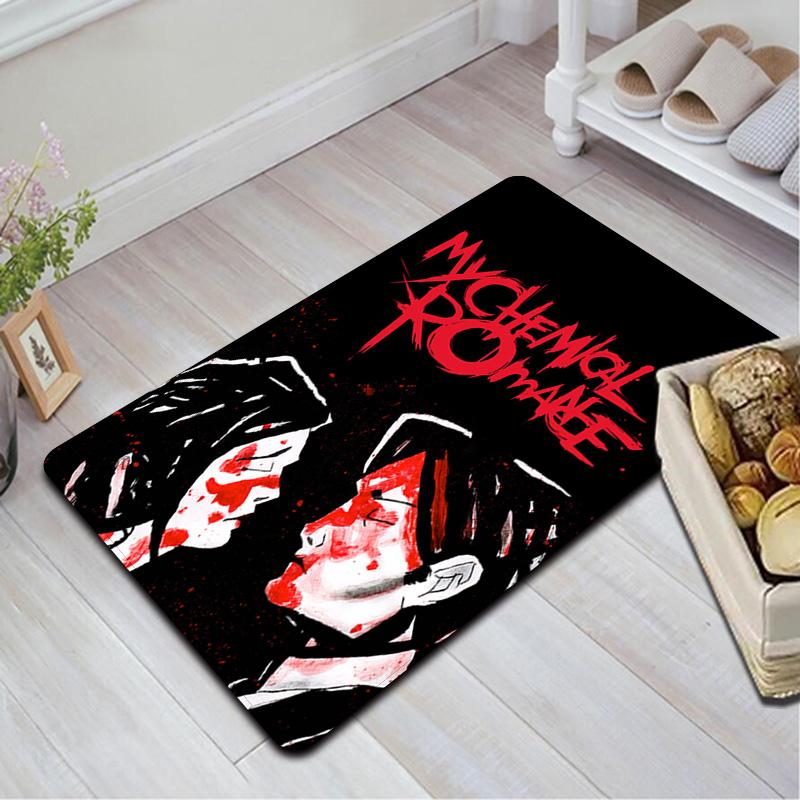 My Chemical Romance Anime Rug Floor Mat for Living Room or Bedroom Soft and Comfortable Carpet a Gift for Birthday and Holiday.ZFF0913390