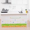 Clover Fence Design Skirting Board Wall Sticker for Bedroom Living Room Corner Entrance TV Glass Window Home Decoration