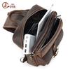 Men's Retro Genuine Leather Crossbody Chest Bag