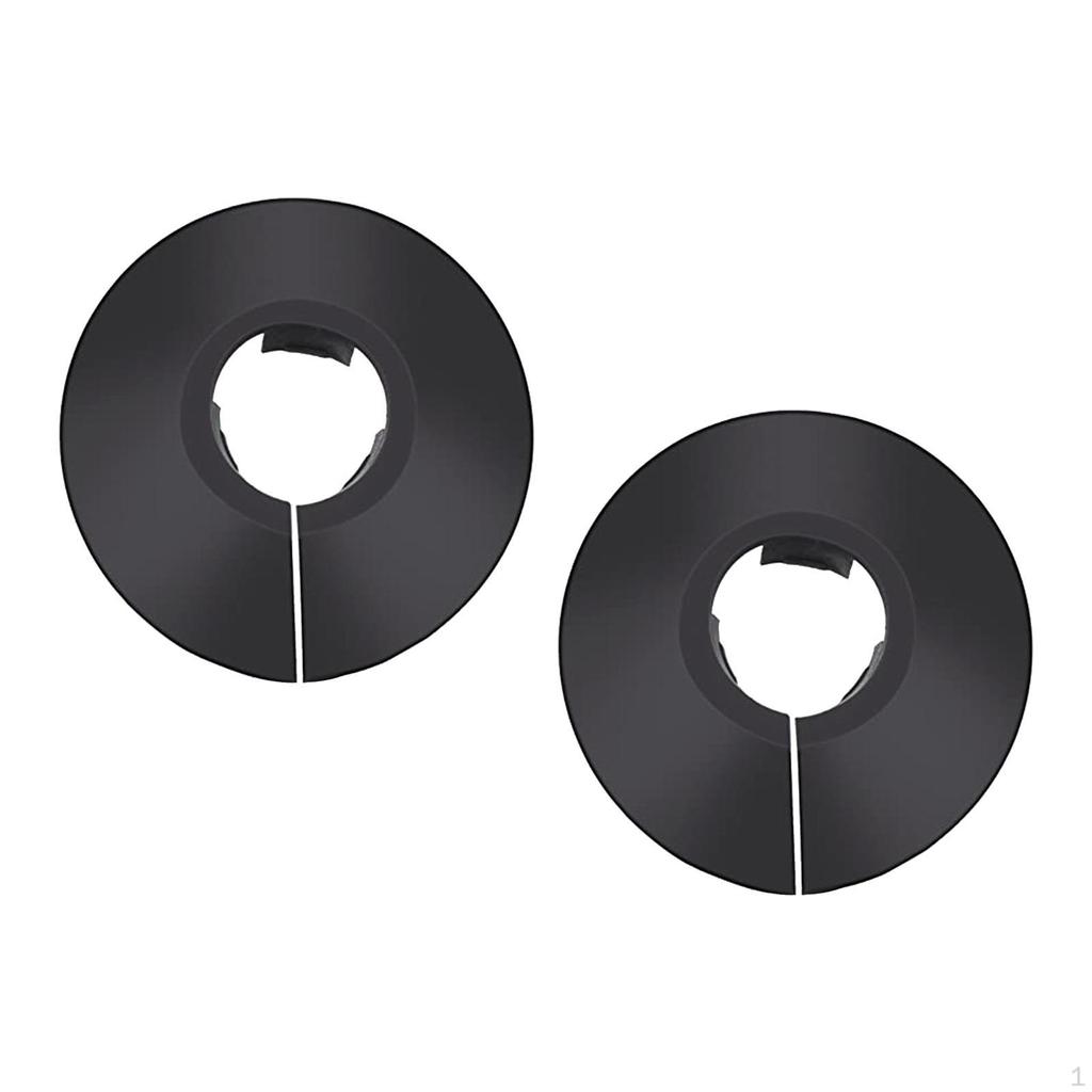 2 Pieces Flange Pipe Cover Radiator Water Drain Line for Faucets