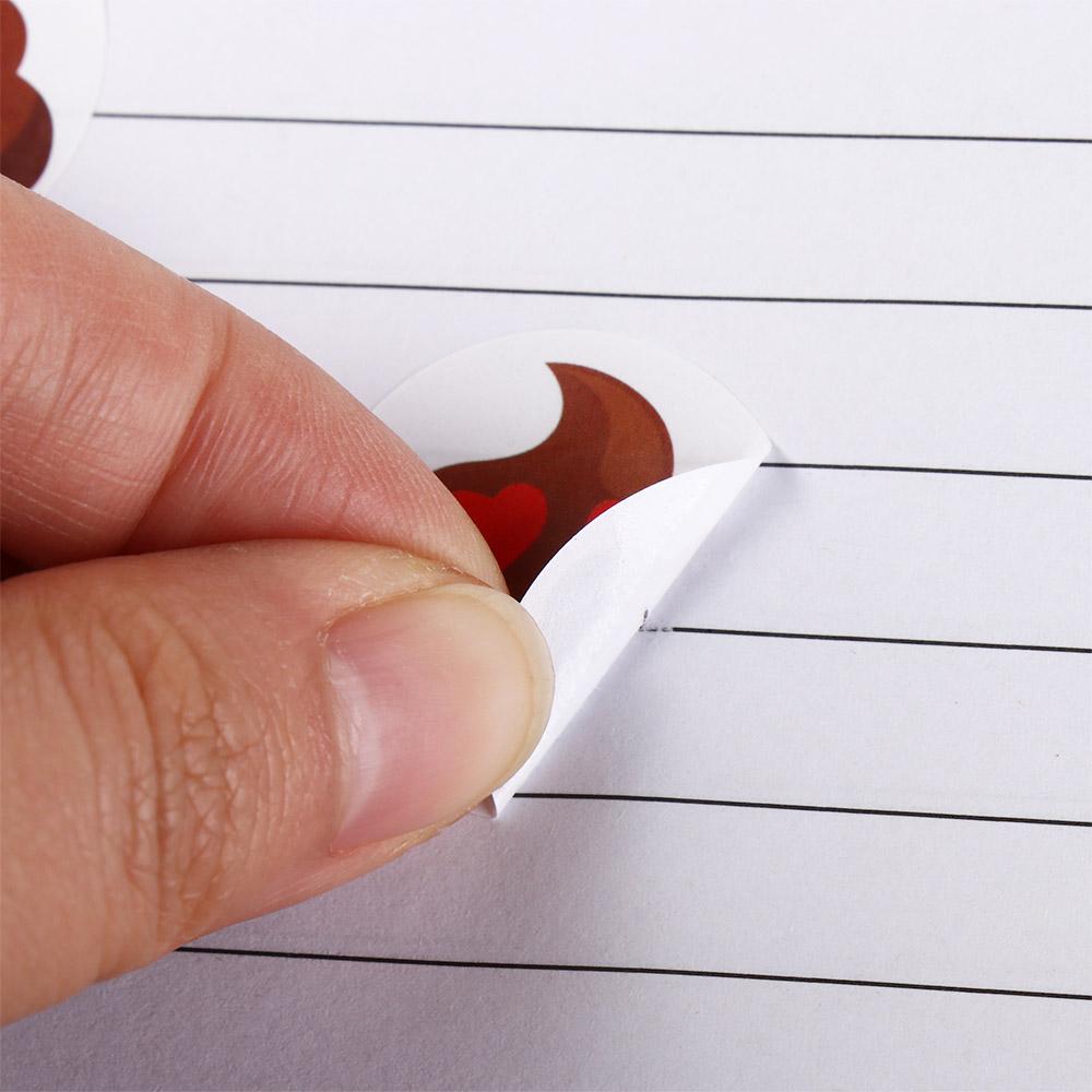 500pcs Funny Poop Emoticons Sticker Self-adhesive Reward Sticker Stationery Sticker  Home Decor
