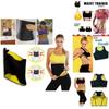 Neoprene Yoga Shorts With Waist Belt For Body Management And Shaping