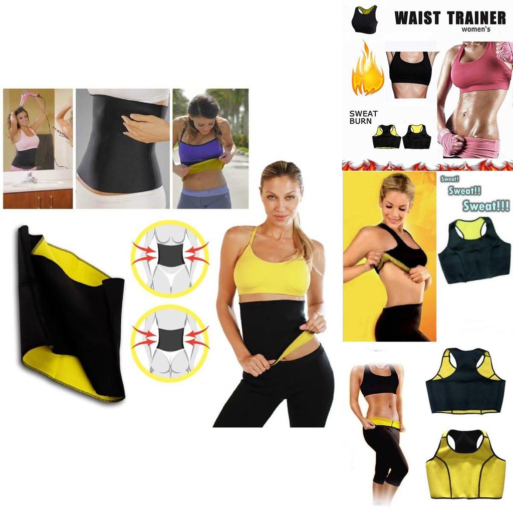 Neoprene Yoga Shorts With Waist Belt For Body Management And Shaping