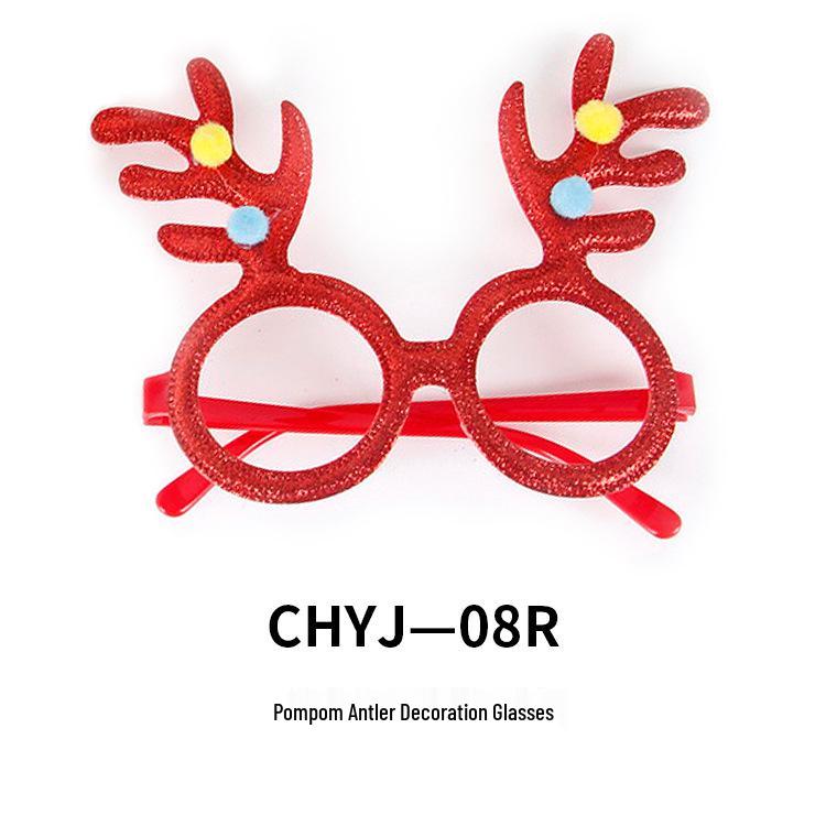 Festive Christmas Eyeglass Frames for Adults & Kids - Creative Holiday Party Accessories & Gifts