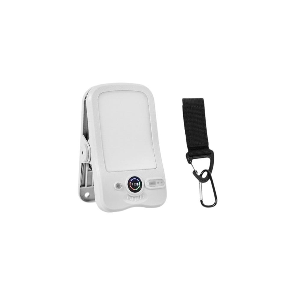 Digital Display Solar Camping Clip Light Long-Lasting Lighting Ultra Long Endurance Portable Camping Light Rechargeable