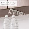 Double-row Under Cupboard Shelf 6/12 Hooks Hanging Rack Durable Mug Cup Hanger  Kitchen
