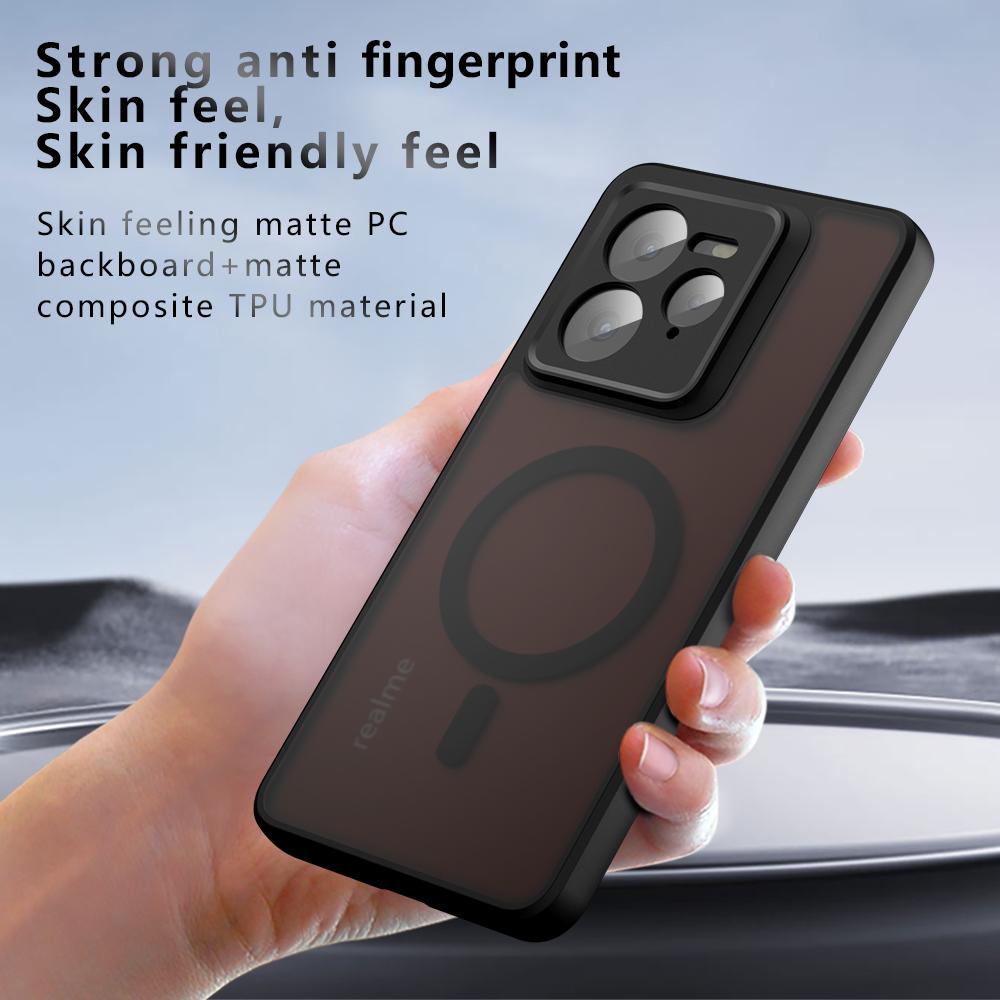 For Magsafe Magnetic Wireless Charging Case For Realme GT7 Pro GT7Pro Shockproof Matte Back Cover Coque