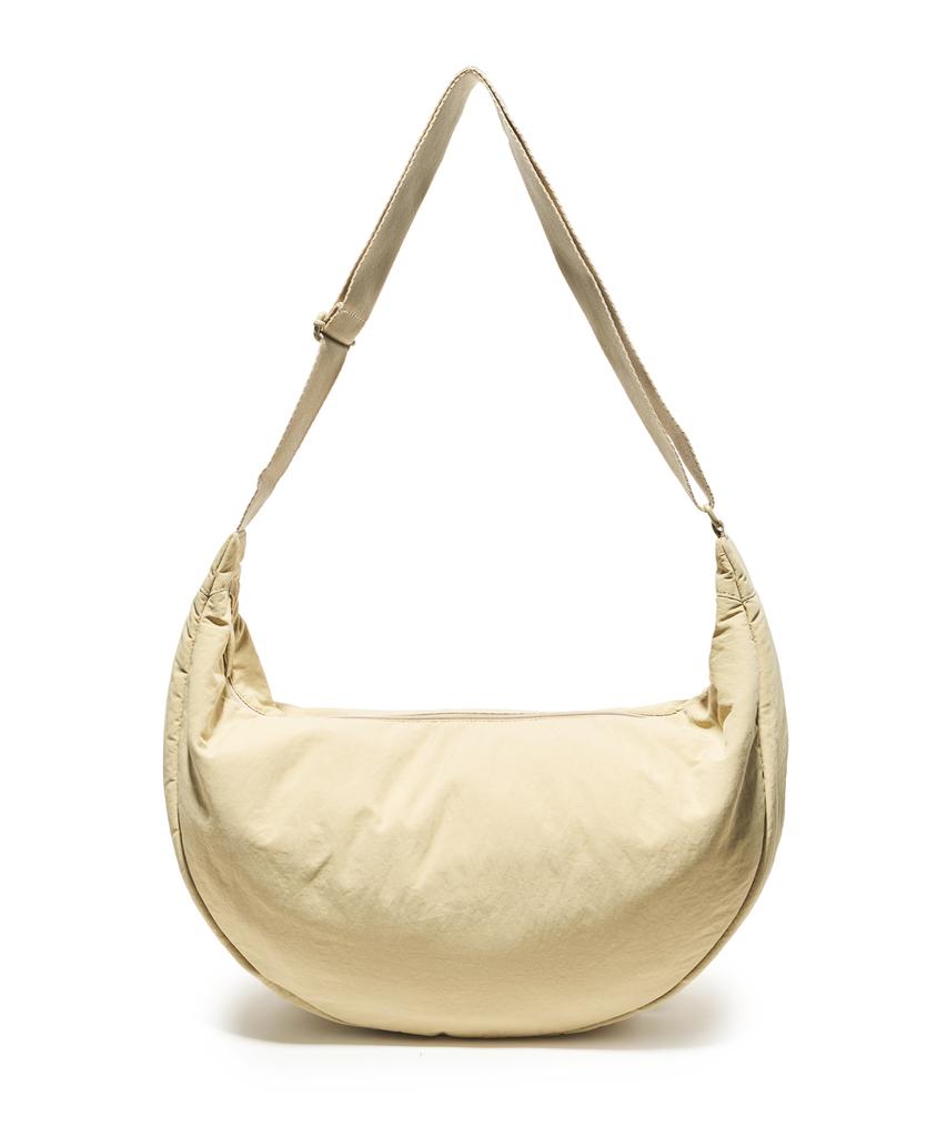 Yale Round Shoulder Large Bag_Beige