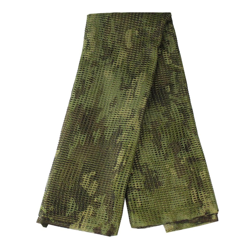 Taktyczny szal maskujący dżungla - Duża chusta wojskowa outdoorowa na głowę do polowania i aktywności CS