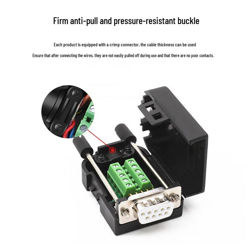 KESIWILAI DB9 Solderless Serial Port Connector