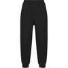 FW24 Solid Color Elastic Waistband Cuffed Knit Joggers Men Bottoms Black 6D1PL7-1JOTZ-0999