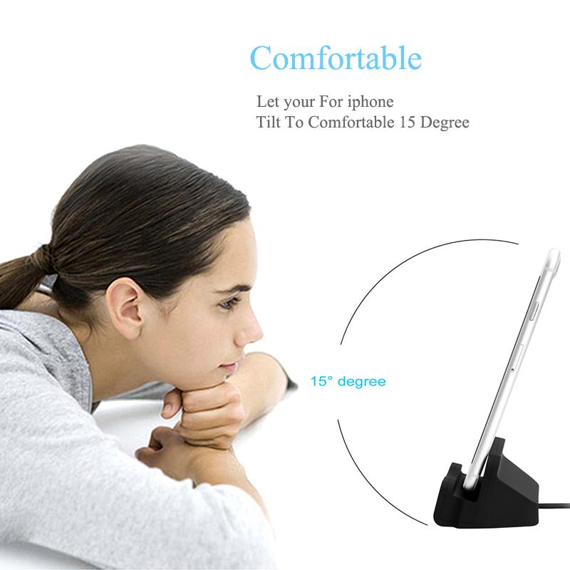 Încărcător pentru telefon Suport de încărcare pentru suport de sincronizare desktop pentru iPhone 12 13 14 15 Samsung Xiaomi Tip C Android Suport de încărcare pentru stație de andocare pentru microtelefon