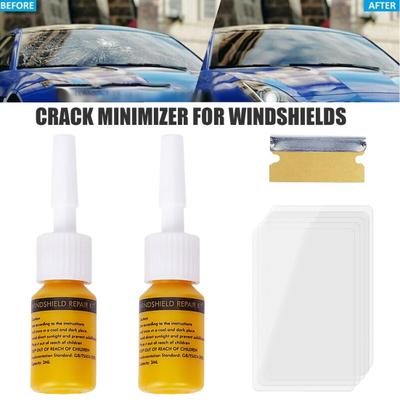 Kit Fluido Riparazione Automobilistico Fai da Te Resina Riparazione Parabrezza Kit Riparazione Crepa Parabrezza Correttore Vetro Auto Colla Riparazione Scheggiatura
