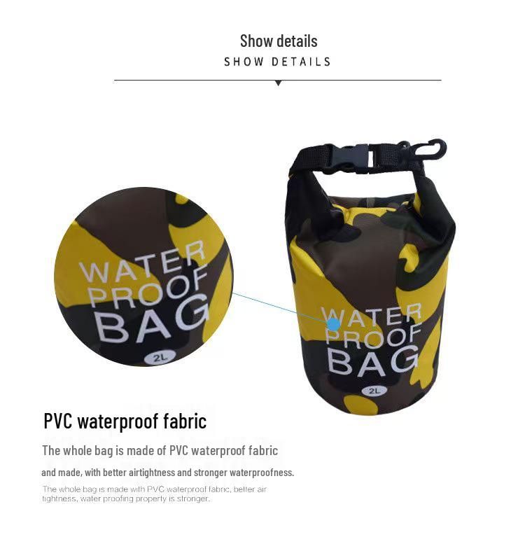Outdoor Waterproof Mountaineering and Rafting Bag for Camping, Cycling, and Canyoneering