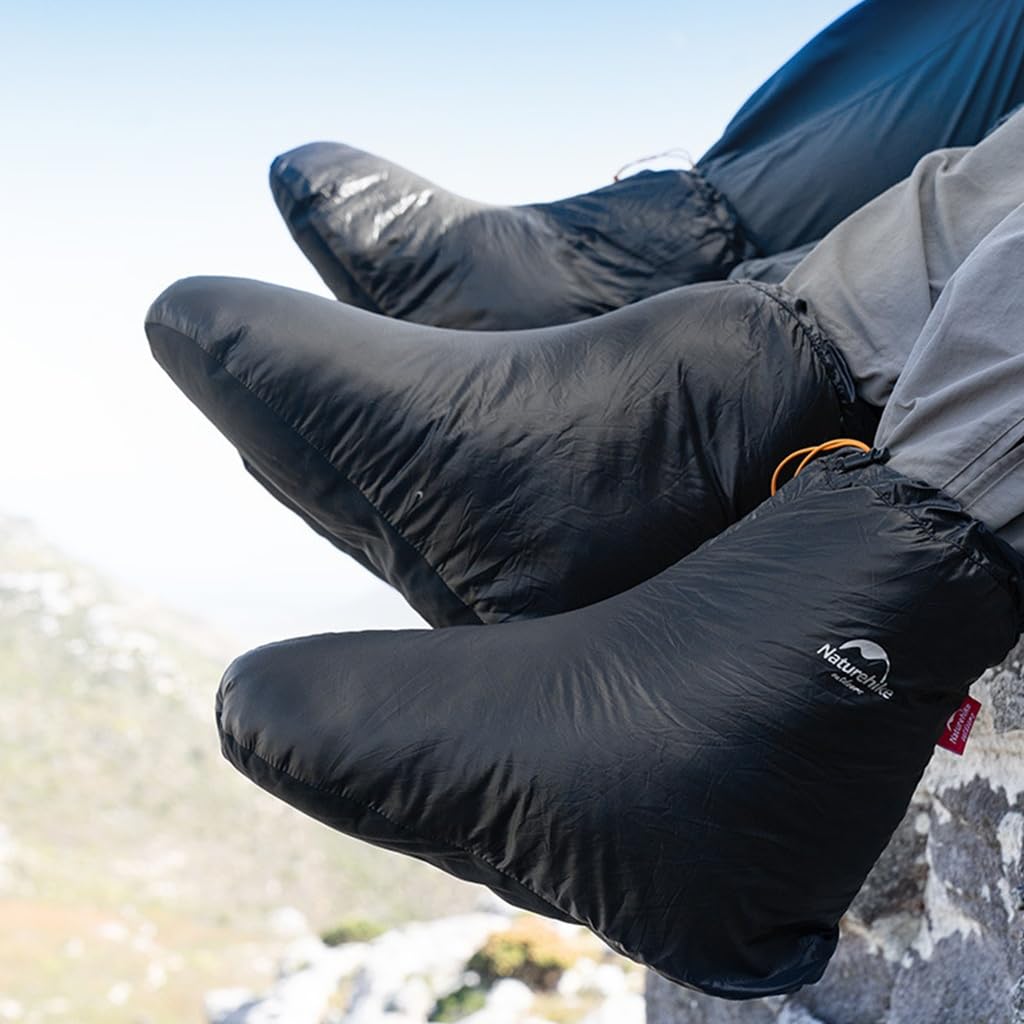 Naturehike Goose Down Foot Made of Goose Warm and Windproof for Indoor and Outdoor Includes Storage Recommended for Fall and Winter Size Covers, Fur,