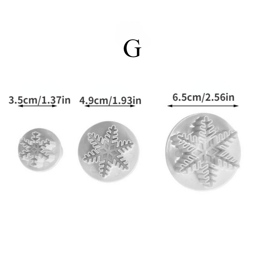 Christmas 3D Cookie Cake Plunger Cutter Santa Claus Snowman Elk Cookie Stamp for Biscuits Fondant Sugarcraft Decor Baking Tools