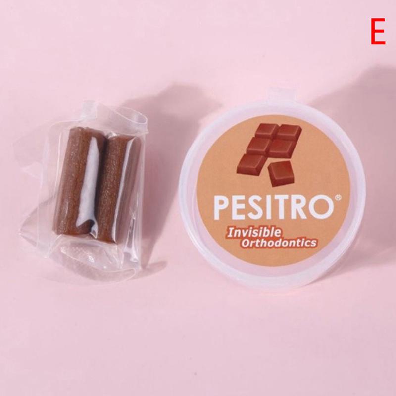 1 Çift Silikon Diş Çiğneme Aparey Çiğneyicileri Ortodontik Diş Teli Tepsisi Yerleştirici Diş Güzelliği Çiğneyicileri