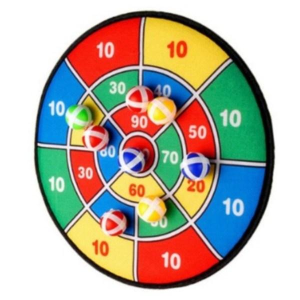 HiJB Soft Sticky Dartboard + 4 Dart Balls X 3p Set, Korea Representative Board Game