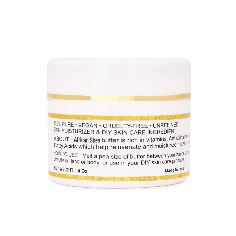 Beurre de karité africain brut bio 100 % pur, naturel et non raffiné | Hydratant pour le visage, le corps et les cheveux