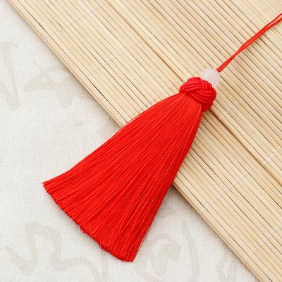 10Cm Small Hard Thread Hat Piercing Bead Ear Vertical Ice Silk Pineapple Thread Hat Fringed Clothing Sachet Cross Stitch Tassel