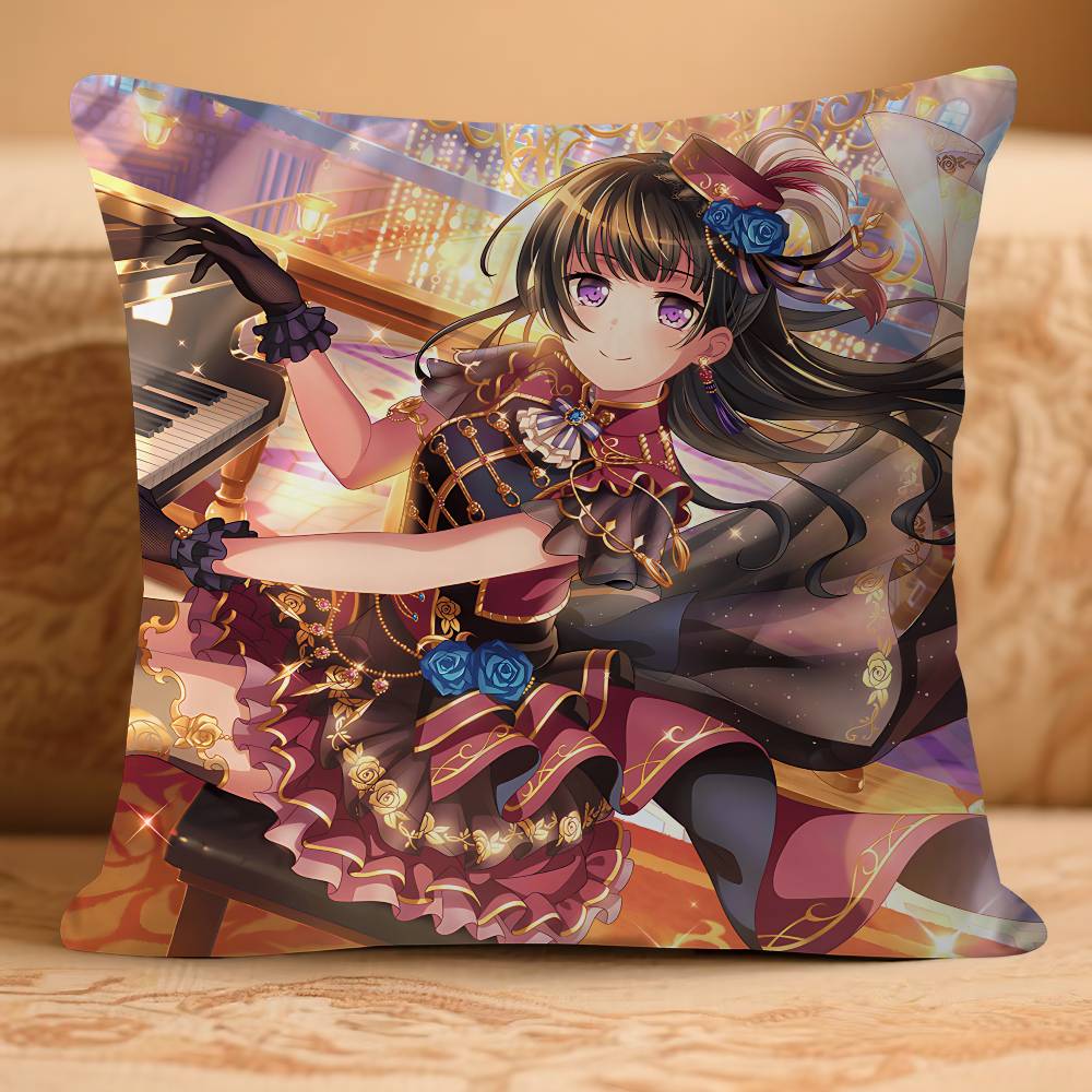 R-rinko Anmie S-shirokaneA Pillow Case Removable Washable Cushion Cover – All-Season Soft Linen