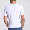 Korean Style Men's Bamboo Fiber Modal T-Shirt - Solid Color, Round Neck, Half Sleeve