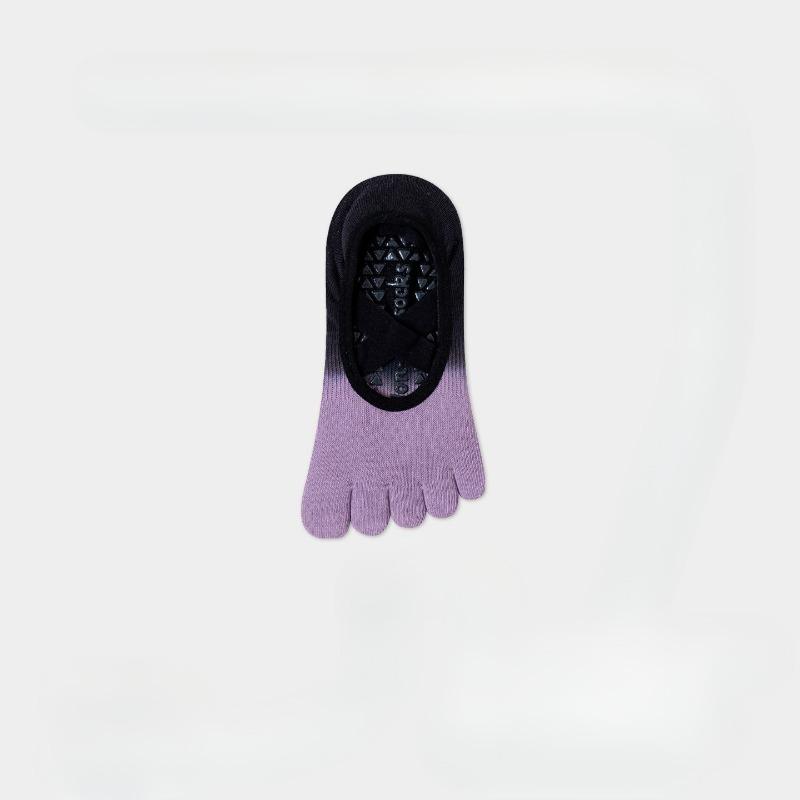 Ladies Spring Summer Gradient Cross Strap Exercise Chamber Dance Pilates Fitness Yoga Exercise Socks