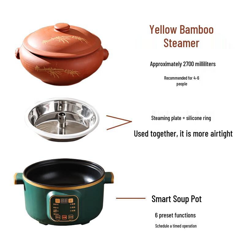 Lilang Smart Ceramic Steam Pot