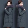 Middle-aged Women's Winter Cotton Coat  Mother's Down Jackets Women Winter Cotton Padded Jackets Warm Thick Parkas