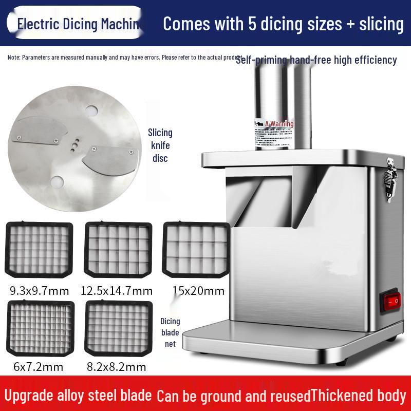 Electric Multi-functional Vegetable & Fruit Dicing Machine