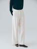NOEUD Wool Boucle Pants (Ivory)