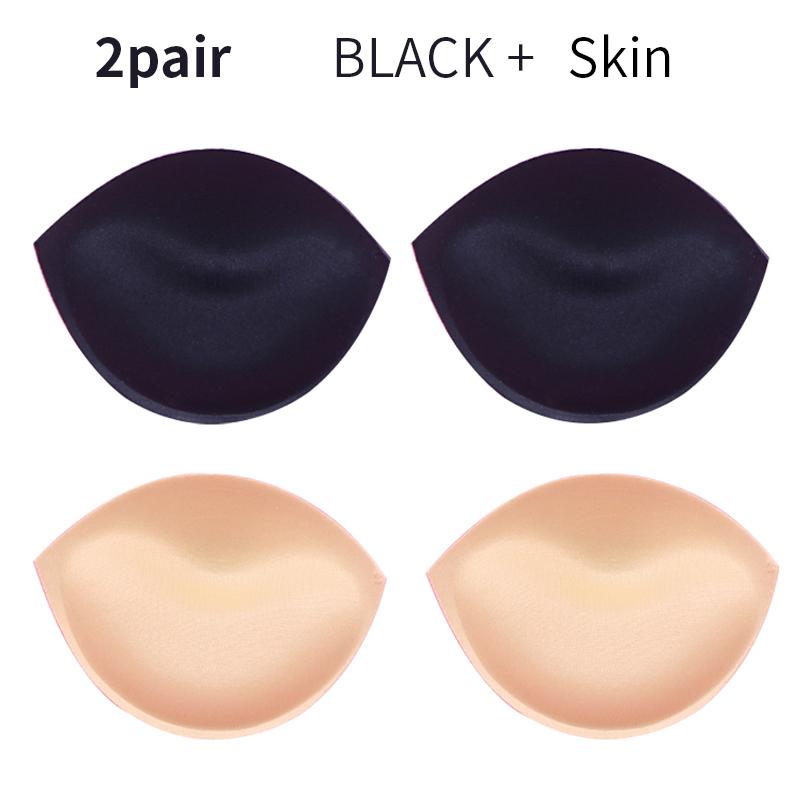 Set 2-1 Perechi Tampoane Burete pentru Sutien Bikini Cupa Piept Push Up Inserție Tampoane Spumă pentru Femei Costum de Baie Padding Accesorii de Îmbunătățire Detașabile