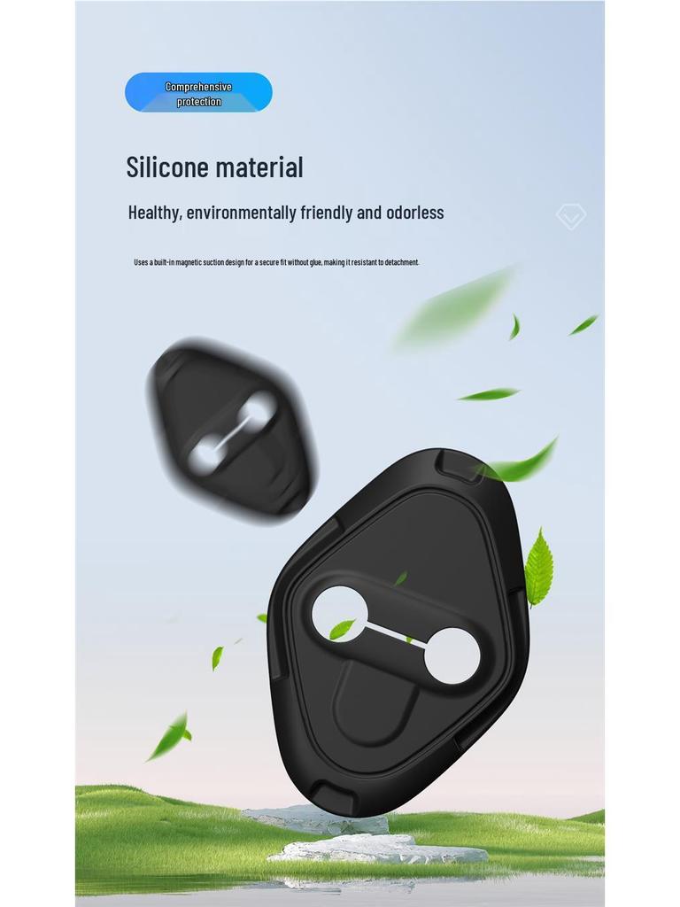 BYD Car Door Lock Silicone Protective Cover & Silent Buffer Pad